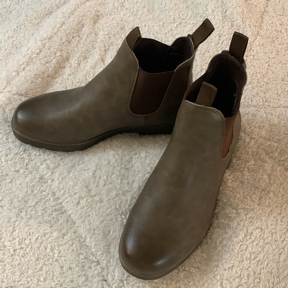 Sun + Stone Men’s brown fashion boots. New in box. Size 12. - Picture 6 of 8